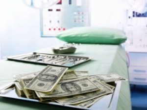 money on table